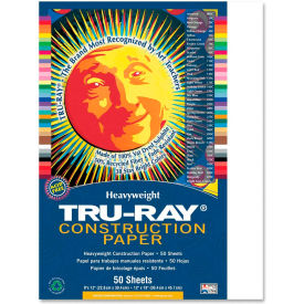 Pacon® Tru-Ray Construction Paper 9"" x 12"" White