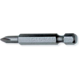 Urrea Industrial Grade Phillips Power Bit 12032 3-1/2""L X 1/4"" #2 Tip 1/4 Hexagon Drive