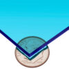 USA Sealing Cast Acrylic Sheet 96""L x 48""W x 1/4"" Thick Blue