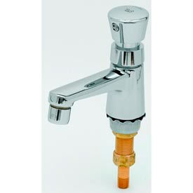 T&S® B-0712 Single Self-Closing Deck Mount Sill Metering Faucet 2.2 GPM Chrome