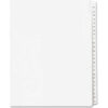 Avery Side Tab Collated Legal Index Divider 26 to 50 8.5""x11"" 25 Tabs White/White