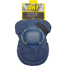 OccuNomix Value Contoured Hard Cap Knee Pads 1 Pair Blue