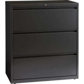 Hirsh Industries® HL10000 Series® Lateral File 36"" Wide 3-Drawer - Charcoal