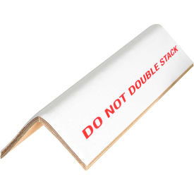 Global Industrial™ ""Do Not Stack"" Edge Protectors 2""W x 2""D x 36""L .16"" Thick White