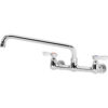Krowne 12-816L - Silver Series 8"" Center Wall Mount Faucet 16"" Spout