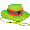 Ergodyne Chill-Its® Evap. Class Headwear Hi-Vis Ranger Hat w/ Built-In Cooling Towel Lime S/M
