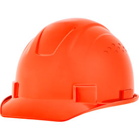 Jackson Safety Advantage Front Brim Hard Hat Non-Vented 4-Pt. Ratchet Suspension Hi-Vis Orange