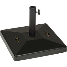 Global Industrial™ Umbrella Base - Concrete - 88 Lbs. - Black