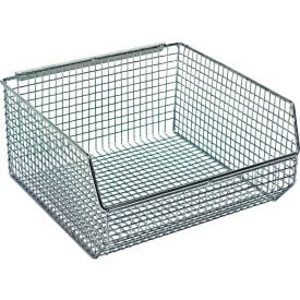 Quantum Chrome Wire Mesh Bin QMB535C - 11""W x 10-3/4""D x 5""H