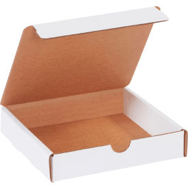 Global Industrial™ Corrugated Literature Mailers 6""L x 6""W x 1-1/4""H White