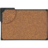 Universal® Tech Cork Board - 36"" x 24"" - Rubber-Cork Surface with Black Plastic Frame