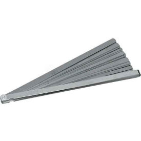Proto J000TL 1/2"" x 12"" 25 Blade .0015""-.040"" Long Feeler Gauge Set