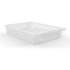 Luxor Clear Stackable Storage Bins 8 Small 20Lbs Bin Cap Polypropylene 12-1/4""W x 16-3/4""D x 3""H