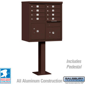 Cluster Box Unit 8 A Size Doors Type I Bronze USPS Access