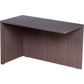 Boss Reversible Desk Return - 24""W x 48""D - Driftwood
