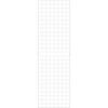 2' x 7' - Portable Wire Grid Wall Panel - Semi-Gloss White