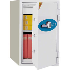 Phoenix Safe Fire Fighter 1.5-Hour Digital Fire & Water Resistant Safe 2.88 cu ft Off-White Steel