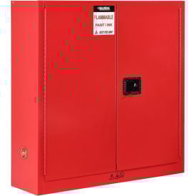 Global Industrial™ Paint & Ink Storage Cabinet - 24 Gallon - Manual Close 43""W x 12""D x 44""H
