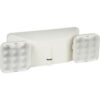 Global Industrial™ 2 Head Square LED Emergency Unit w/ Adjustable Optics Ni-Cad Battery Backup