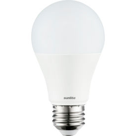 Sunlite LED Light Bulb 9W 810 Lumens Medium Base 100-240V Frost Glass Super White 6-Pack