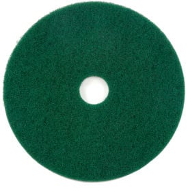 Global Industrial™ 20"" Scrubbing Pad Green 5 Per Case