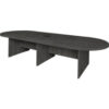 Regency Legacy 168"" Modular Racetrack Conference Table with Power Data Grommet Ash Grey