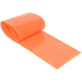 Replacement 12"" x 7' Orange Strip for Strip Curtain Doors