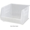 Quantum Mobile Magnum Plastic Stacking Bin 16-1/2""W x 18""D x 11""H Clear