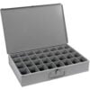 Durham Steel Scoop Compartment Box 107-95 - 32 Compartments 18 x 12 x 3
