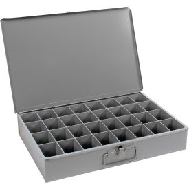 Durham Steel Scoop Compartment Box 107-95 - 32 Compartments 18 x 12 x 3