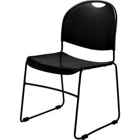 NPS Commercialine Stack Chair - Polypropylene - Black - 850-CL Series