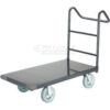 Global Industrial™ Steel Deck Truck 48x24 1200 Lb. Cap. 8"" Pneumatic Casters - Ergo Handle