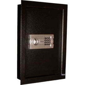 Tracker Safe In-Wall Safe WS211404-E - Electronic Lock - 13-7/8""W x 3-5/8""D x 20-3/4""H Black