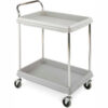 Metro® Utility Cart w/2 Shelves 300 lb. Capacity 32""L x 21-1/2""W x 41""H Gray