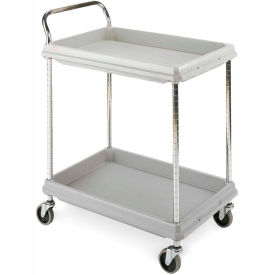 Metro® Utility Cart w/2 Shelves 300 lb. Capacity 32""L x 21-1/2""W x 41""H Gray