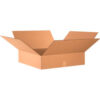 Global Industrial Flat Cardboard Corrugated Boxes 24""L x 24""W x 6""H Kraft