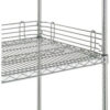 Metro 4""H Side & Back Shelf Ledge for Open Wire Shelving - 24""