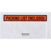 Global Industrial Panel Face Envelopes ""Packing List Enclosed"" 5-1/2""Wx10""L Orange 1000/Pk