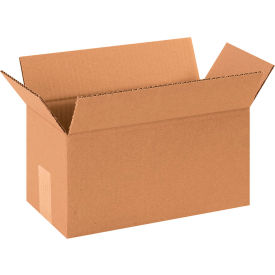 Global Industrial™ Long Cardboard Corrugated Boxes 12""L x 6""W x 6""H Kraft