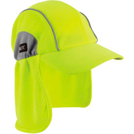 Ergodyne® Chill-Its® 6650 High Performance Hat W/ Neck Shade Lime One Size