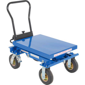 Pneumatic Tire Hydraulic Elevating Cart CART-PN-400 400 Lb. Capacity