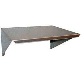 Prairie View WM181224 Aluminum Microwave Wall Mount Shelf 18""W x 12""H x 24""L Aluminum