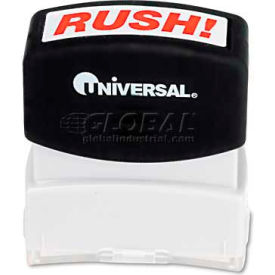 Universal Message Stamp RUSH Pre-Inked/Re-Inkable Red