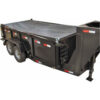 Buyers Aluminum Tarp System with Mesh Tarp 6-1/2 Ft. x 18 Ft. - DTR6518