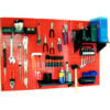 Wall Control Pegboard Standard Tool Storage Kit Red/Black 48"" X 32"" X 9""