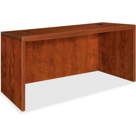 Lorell® Rectangular Desk Shell - 48""W x 30""D x 29-1/2"" - Cherry - Essentials Series