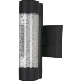 Sunlite® LED Cylindrical Up & Down Wall Sconce 10W 600 Lumens 80 CRI 12"" Size Black