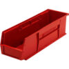 Quantum Storage 5-1/2""W x 18""D x 5""H Ultra Series Stack and Hang Bin Red Polypropylene 4 Slots