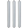 Global Industrial™ 15"" Replacement Roller 1.9"" Dia. Galvanized Steel Pack of 3