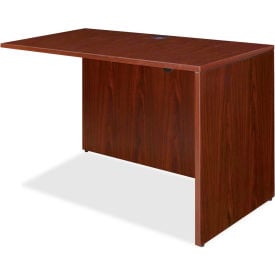 Lorell® Return Shell - 48""W x 24""D x 29-1/2""H Mahogany - Essentials Series